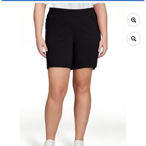 Just My Size Women’s Plus Black Jersey Shorts Size 3X NWT